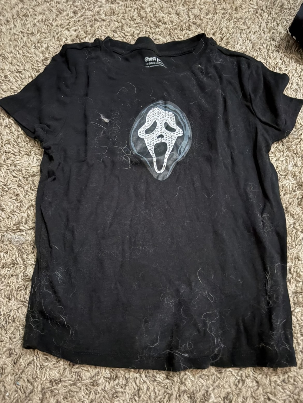 Black Graphic 'Slasher' Scream Mask Men's T-Shirt